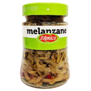 Melanzane (strips of aubergine pickled and in oil, honestly, unbelievably delicious!)