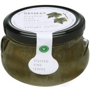 Odysea stuffed vine leaves with rice and pine nuts